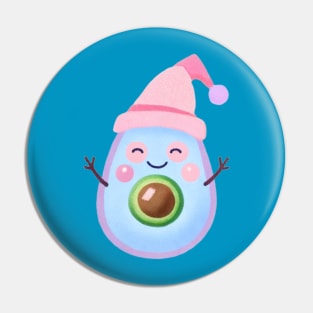 snowman avocado Pin