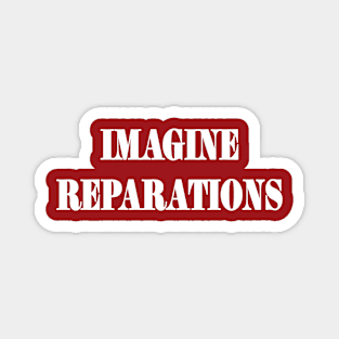 IMAGINE REPARATIONS -White - Back Magnet