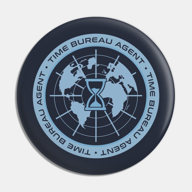 Time Bureau Agent Pin by halfabubble