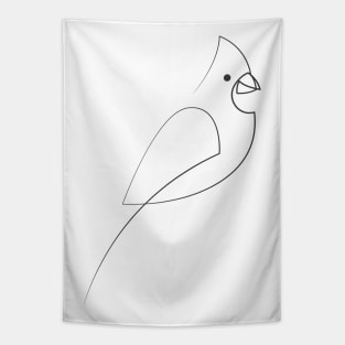 Oneline Bird Tapestry