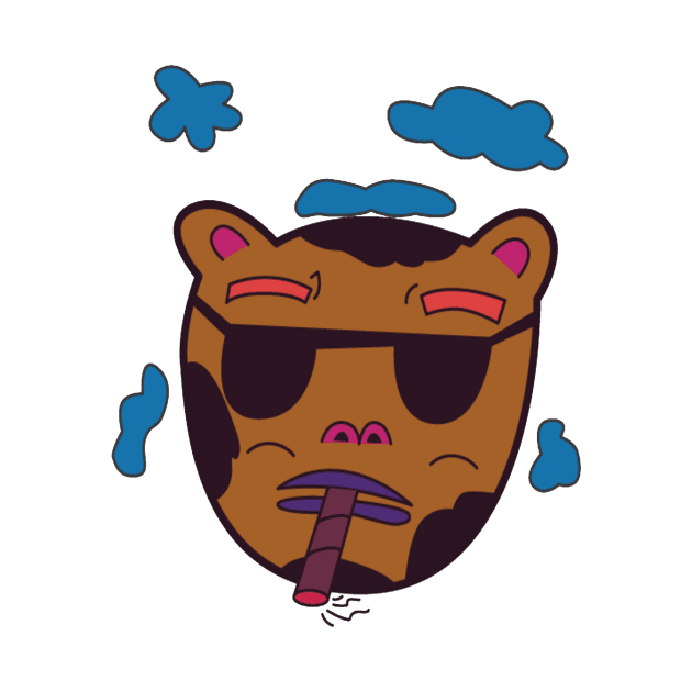 Smoking Honey Bear by BBOONIE