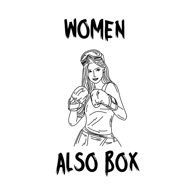 Women also box  (light) by CoffeeBeforeBoxing