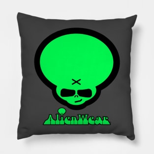 Smirking Alien 2 Pillow