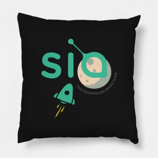 Siacoin To The Moon Pillow