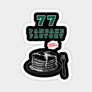 Jets 77 Pancake Factory Meme Magnet