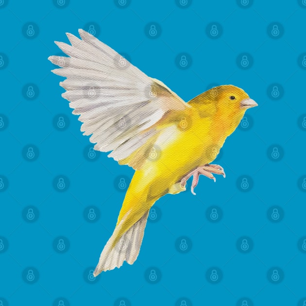 Canary in Flight by EmilyBickell