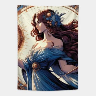 Moiraine is a Cairhienin Aes Sedai of the Blue Ajah Tapestry