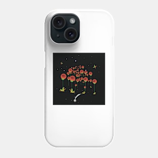 Flores nocturnas en navidad Phone Case