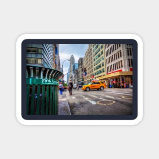 Fifth Avenue, Manhattan, New York City, USA Magnet