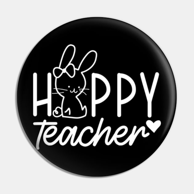 Hoppy Teacher | Teacher Easter | Easter Bunny | Happy Easter | Teacher Life Pin by Atelier Djeka