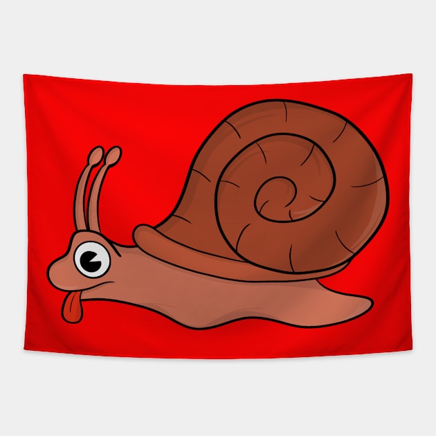 Adorable Snail Tapestry by DiegoCarvalho