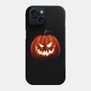 Scary Pumpkin Watercolor Phone Case