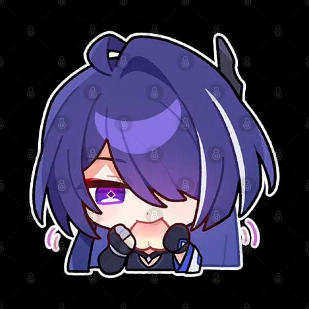 Honkai Star Rail Chibi Acheron by HoyoStan