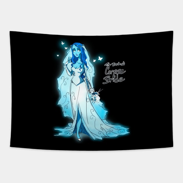 Corpse Bride Tapestry by myougi