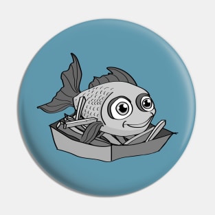 Fish and chips Fish Pin