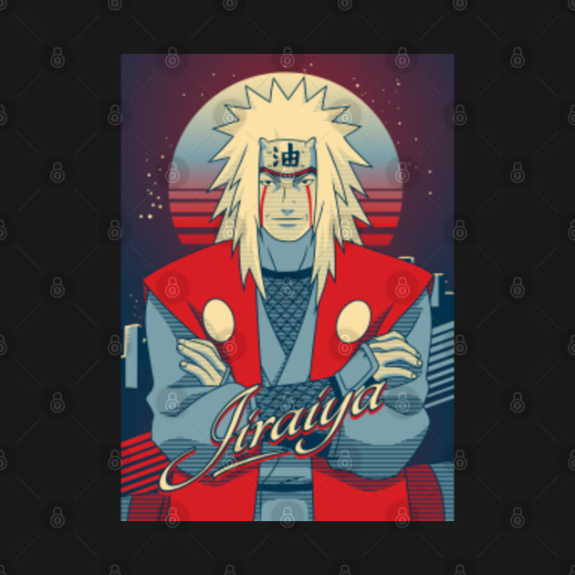 Discover Jiraiya Retrowave - Jiraiya - T-Shirt