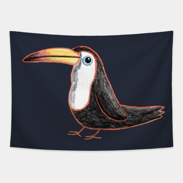 Little Toucan Tapestry by Sophie Corrigan