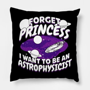 Astrophysics Girl Future Astrophysicist Gift Pillow