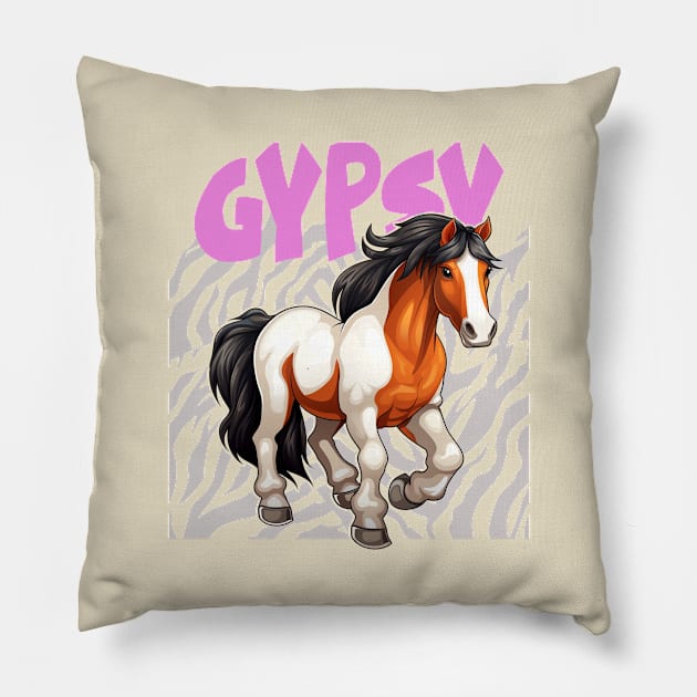 Cute Gypsy Pillow by zuarangoyang