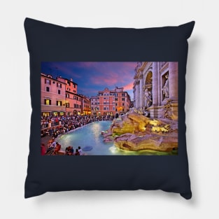 Fontana di Trevi - Rome Pillow