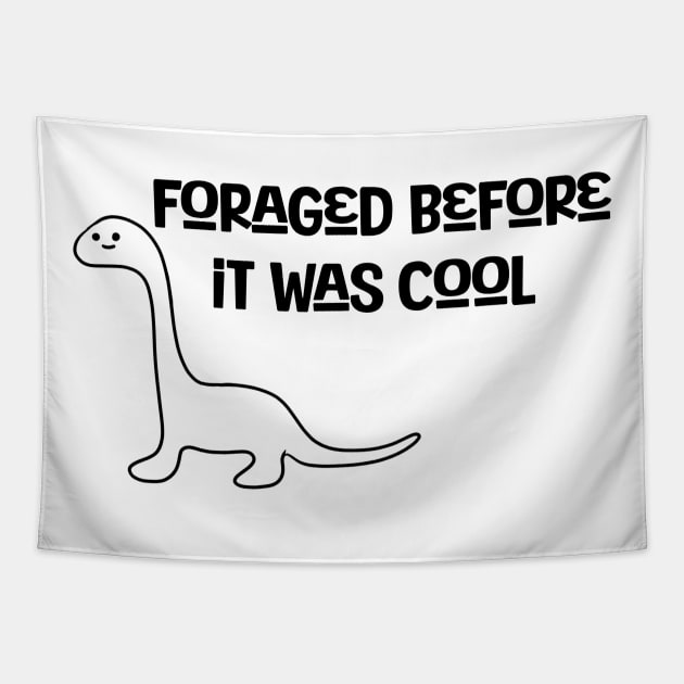 Foraged Before It Was Cool Dino Tapestry by SkullFern