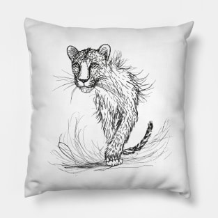 Pencil Tiger Pillow