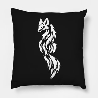 Fox Tribal Tattoo Pillow