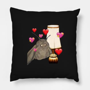 Moth and Lamp Pillow