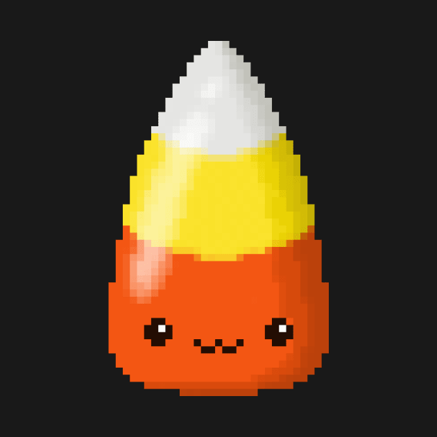 Pixel Candy Corn by Eiskafe