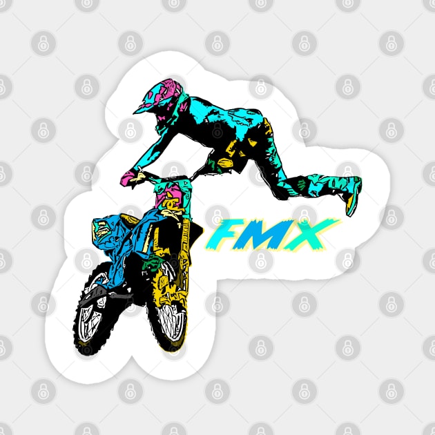 motocross Magnet by rickylabellevie