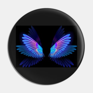 Glowing Hummingbird Wings Pin