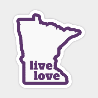 Minnesota - Live Love Minnesota Magnet