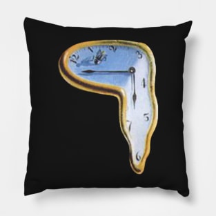 Melted Clock Pillow