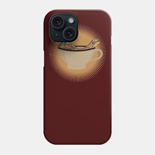 coffee wave,gifts,gift,coffee,coffee cup,cup,caffeine Phone Case