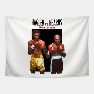 HOT!! Hagler vs Hearns Boxing 1985 Tapestry