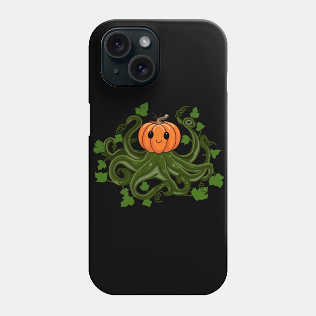 Octopumpkin Phone Case by Octopus Cafe