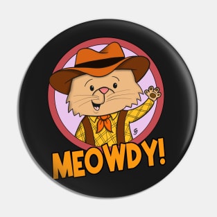 Meowdy! Pin