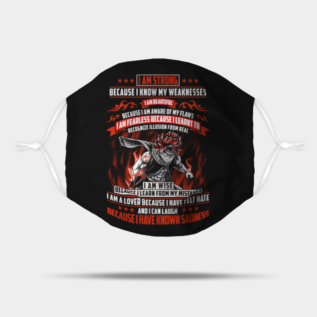 Anime Motivation Quotes Fairy Tail Mask Teepublic Mal writers' favorite anime quotes. teepublic