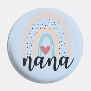 Pastel Rainbow Nana Pin