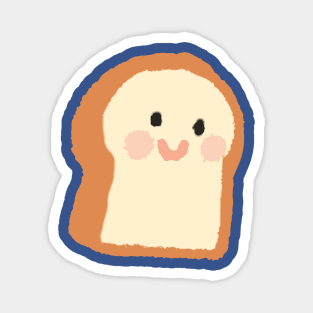 cute happy toast 1 Magnet