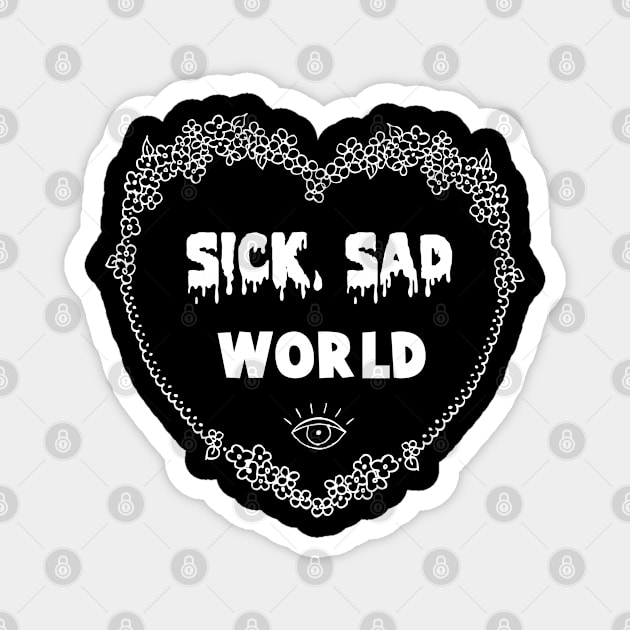 Sick, Sad World (Daria) Magnet by pelicanfly