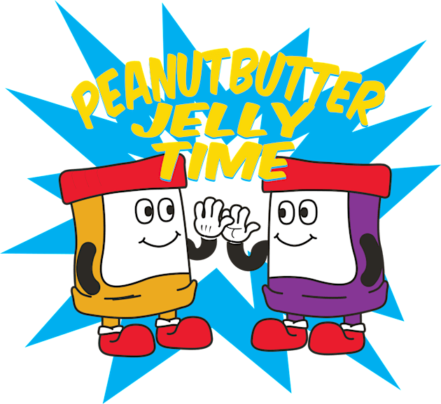 PB JELLYTIME Kids T-Shirt by toddgoldmanart