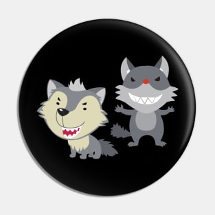 Baby Wolf Pin