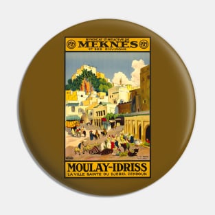 Vintage Travel Poster - Moulay Pin