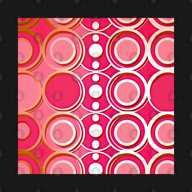 Pink Pattern - Circles by BellaDatura