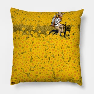 Sunflowers Dance Pillow