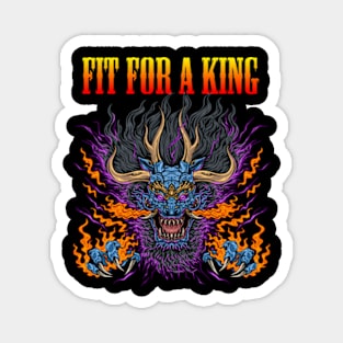 FIT FOR A KING MERCH VTG Magnet