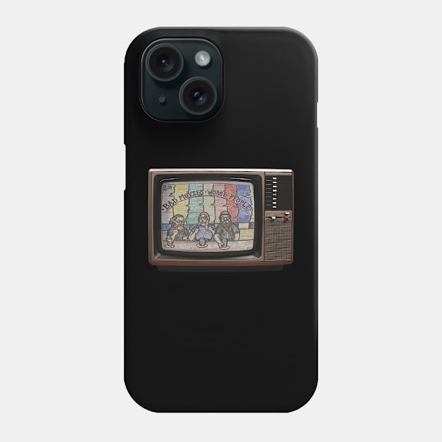 Vintage TV Front & Back Phone Case by Bad Movies Worse People