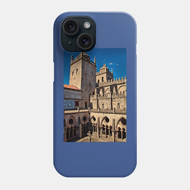 Portugal. Porto. Cathedral. Cloisters. Phone Case by vadim19