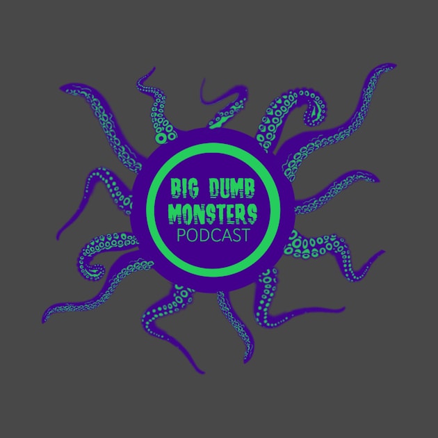 Dig Dumb Eldritch Horror T-Shirt But In Neon by Big Dumb Monsters